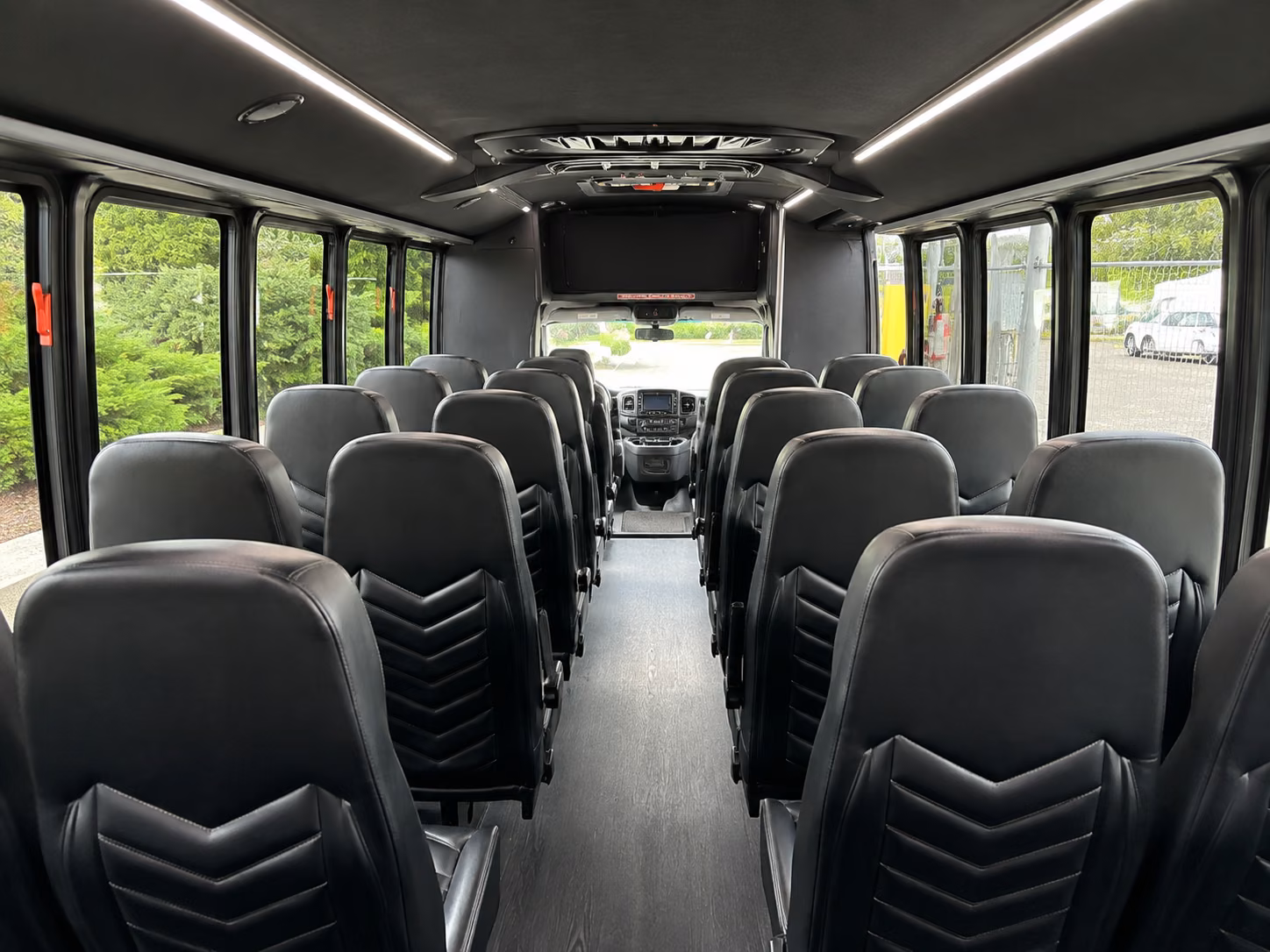 san jose 18 passenger minibus interior