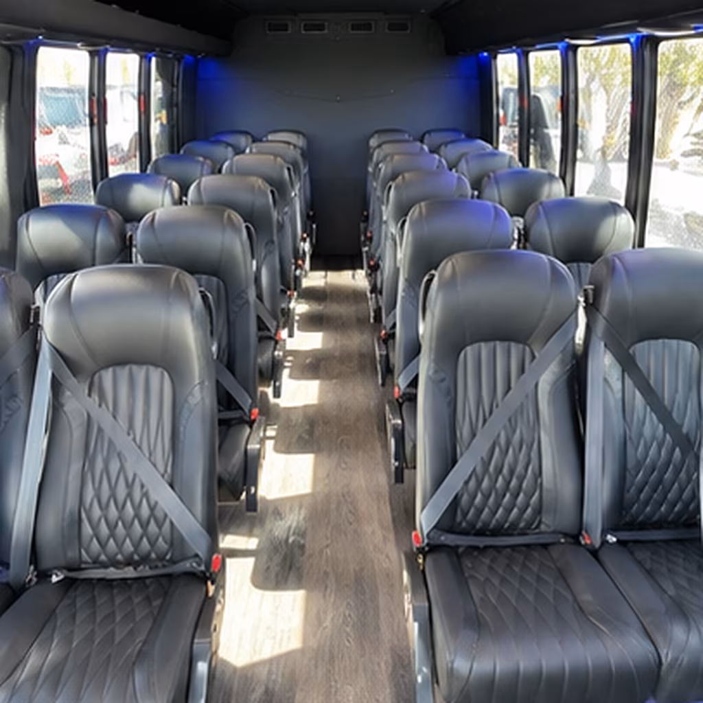 san jose 25 passenger minibus inside