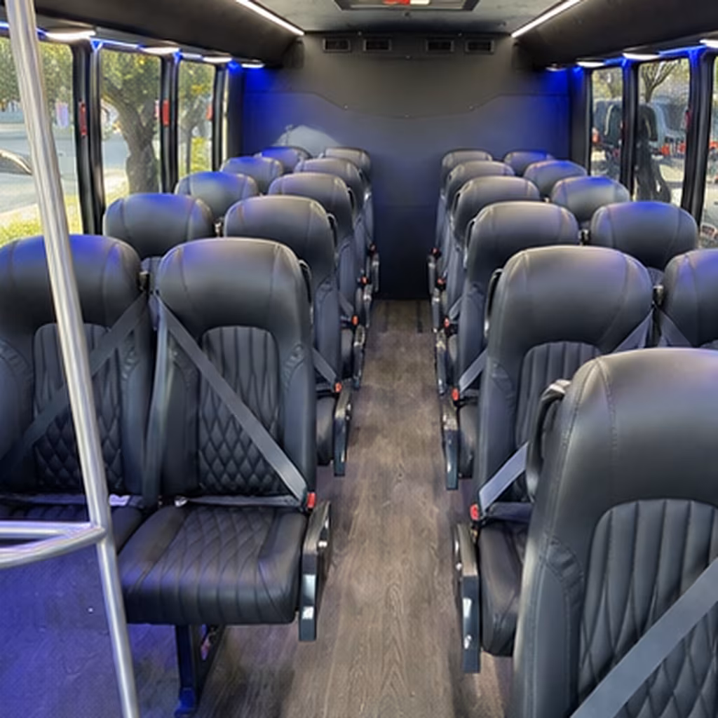 san jose 30 passenger minibus inside