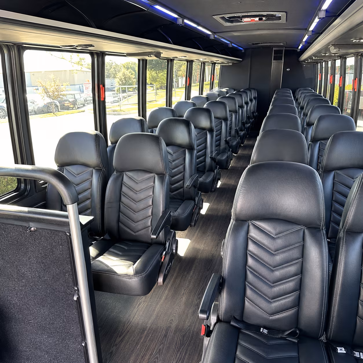 san jose 35 passenger minibus interior