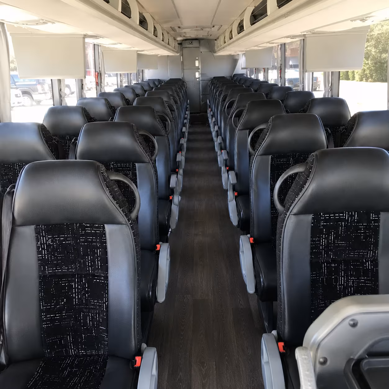 san jose charter bus interior