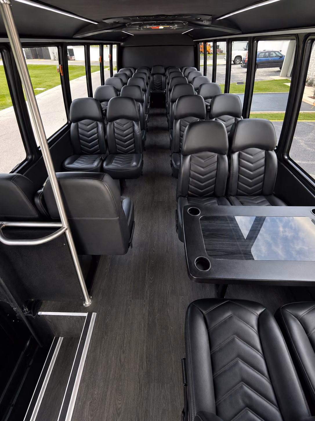 san jose corporate transportation onboard seating