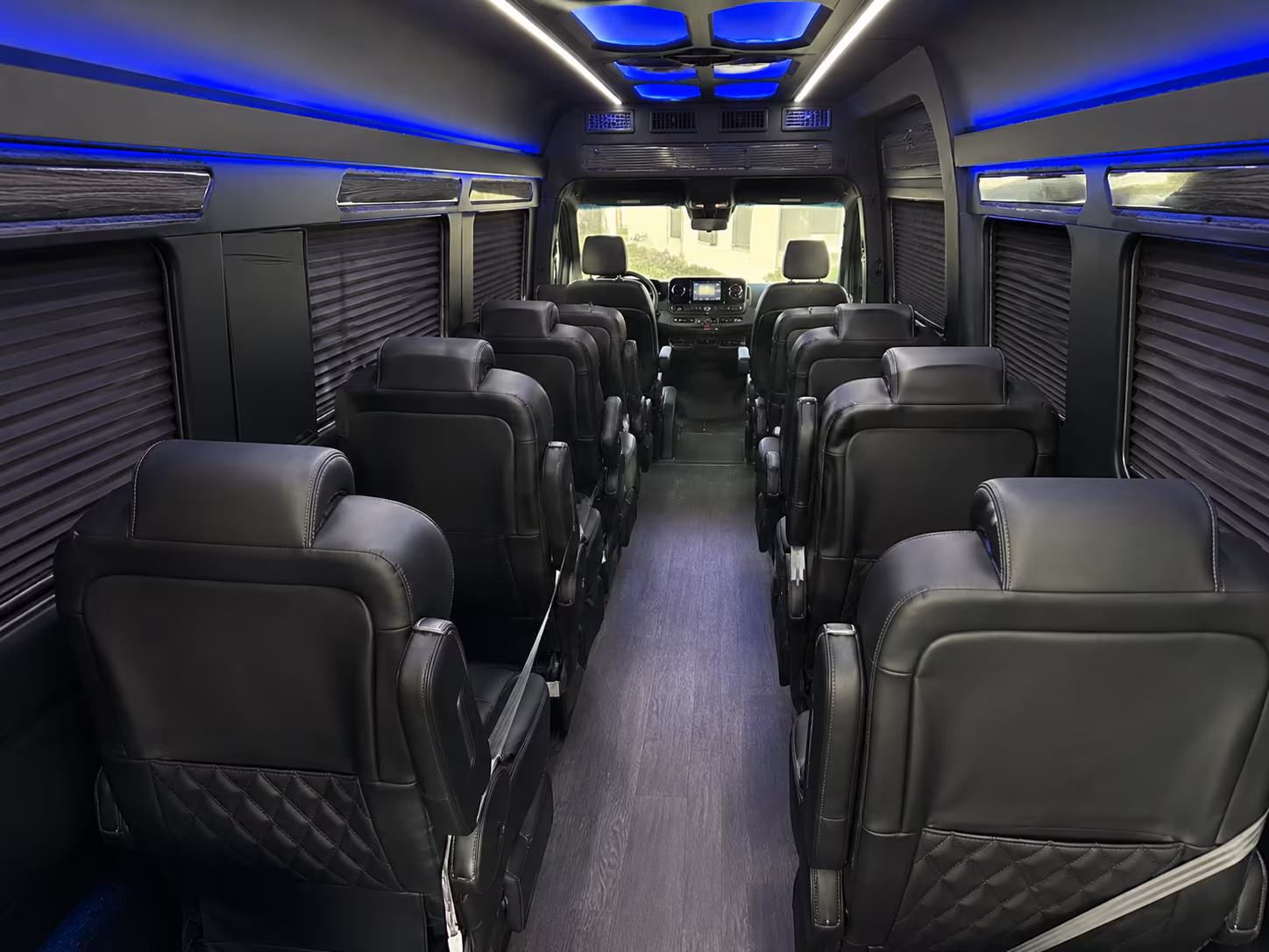 san jose sprinter van with driver inside